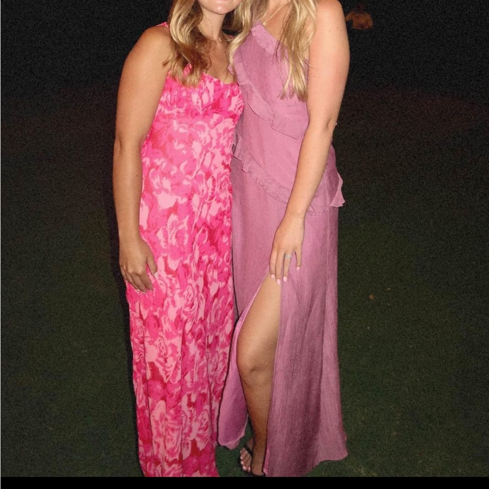 Stunning one shoulder maxi dress from petal and pup